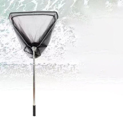 Fishing Net Landing Mesh Fish Catch Tool Telescopic Pole Folding Foldable Handle - Aimall