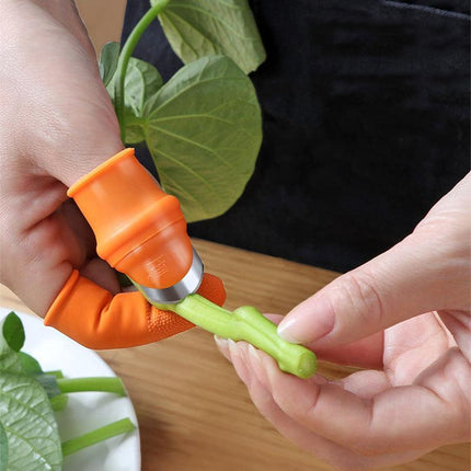 Garden Silicone Thumb Knife, Universal Finger Cutter Vegetable Gardening-Tool AU - Aimall