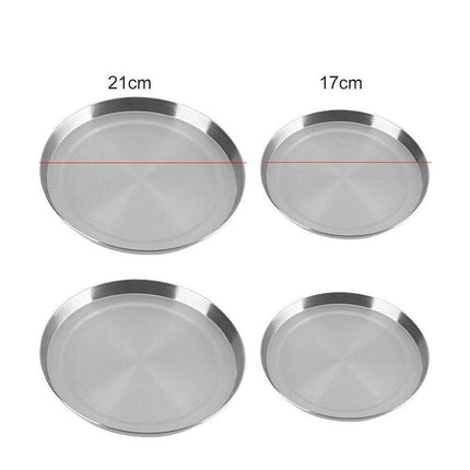 4Pcs Round Stainless Steel Electric Stove Top Burner Cooker Protection Covers AU - Aimall