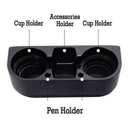 Car Seat Drink Cup Holder Travel Coffee Bottle Water Stand Food Cleanse Storage - Aimall