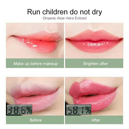 Aloe Vera Lip Colour Changing Lipstick Long Lasting Moisturizing Natural Balm AU - Aimall