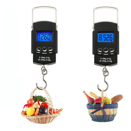 Portable LCD Digital Electronic Fishing Travel Luggage Hanging Weighing Scale AU - Aimall