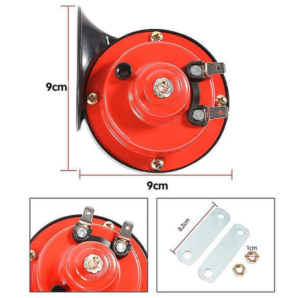 2Pcs Super Horn 12V 60DB Super Loud Horn Snail Motorcycle Car Truck Boat Train - Aimall