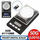 50g/0.001g Digital Milligram Scale High Precision Jewelry Balance Powder Scale - Aimall