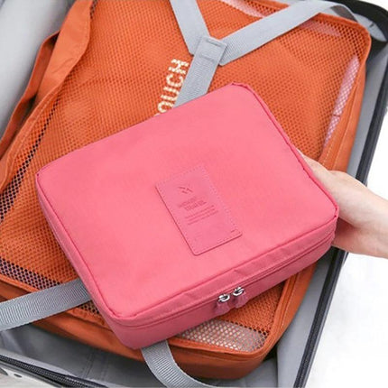 Travel Cosmetic Storage MakeUp Bag Folding Toiletry Wash Organizer Pouch New AU - Aimall