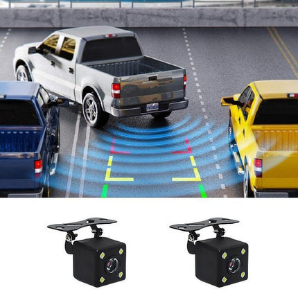 170° Reverse Camera LED HD Car Waterproof Rear View Parking Camera Night Vision - Aimall