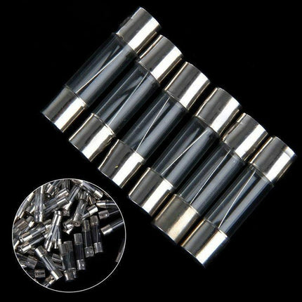 20Pcs M205 Glass Fuse 5mm x 20mm Slow Blow 250V / Select From 0.5A to 10A amp - Aimall