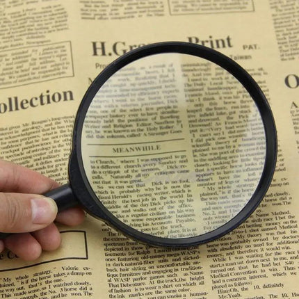 10CM Large Magnifying Glass Magnifier Handheld Loupe Reading Optical Clarity AU - Aimall
