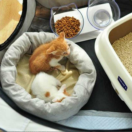 8 Panel Pet Tent Playpen Dog Cat Play Pen Bags Kennel Portable Puppy Crate AU - Aimall