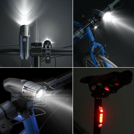 Waterproof Rechargeable Led Bike Bicycle Light Usb Cycle Front Back Headlight Au Aimall