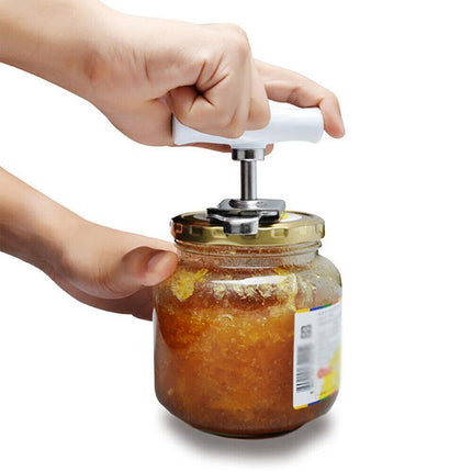 Stainless Steel Adjustable Twist Jar Opener Spiral Can Seal Lid Cap Remover AUS - Aimall