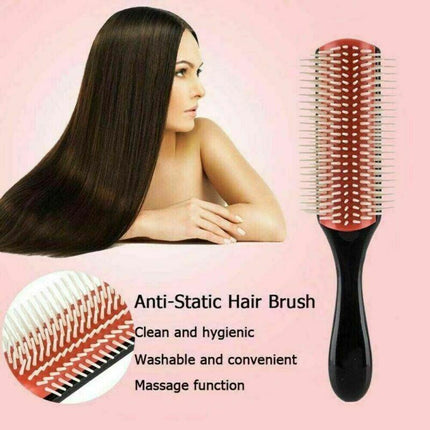 New Hair Styling Brush Classic D3 Medium (9 row) Comb Styling Hairbrush AU HOT - Aimall