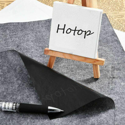 100x Sheets Carbon Paper Transfer Copy Graphite Tracing A4 Wood Canvas Art Black - Aimall