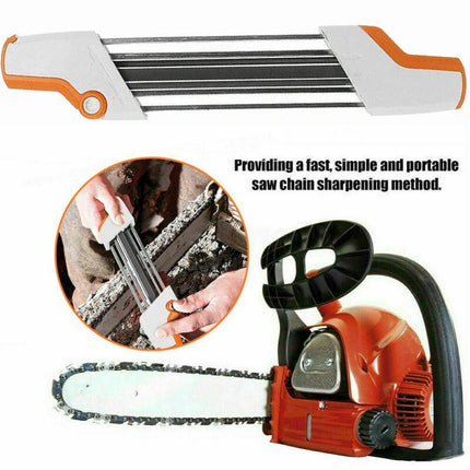 AU Stock 2 IN 1 Chainsaw Teeth Quick Sharpener File For STIHL .325" 4.8mm Chain - Aimall