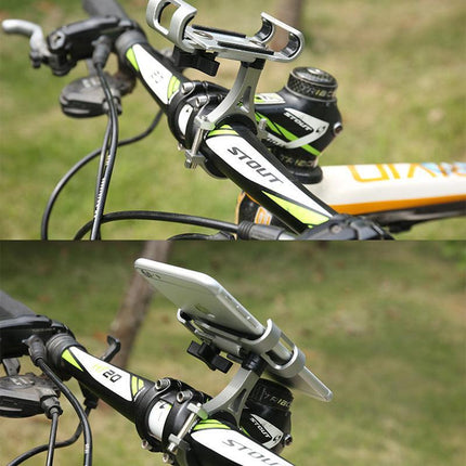 360° Rotate Aluminum Bike Bicycle Handlebar Mobile Phone Holder Mount Universal - Aimall