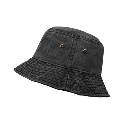 Unisex Men Women WASHED COTTON Outdoor Camping Sports Bucket Hats Fisherman Hat - Aimall