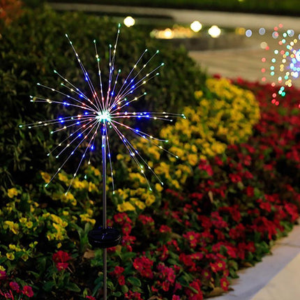 2X Fireworks LED Fairy String Lights Starburst Solar Xmas Garden Night Lamp AU - Aimall