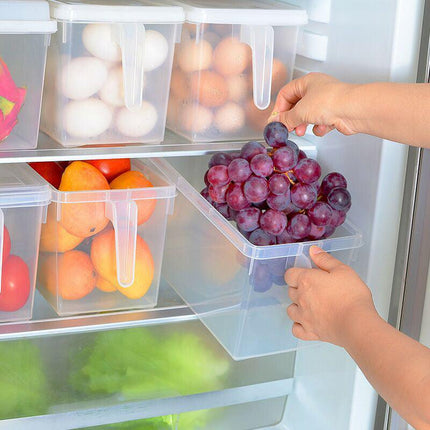 Wasel Refrigerator Storage Box Food Container Kitchen Fridge Organiser FreezerAU - Aimall