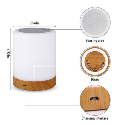 Touch LED Desk Lamp Bedside Study Reading Table Light USB Ports Dimmable AU - Aimall