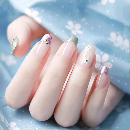 French Tip Nail Decoration Strip Sticker Stencil Guides Manicure Art AU STOCK - Aimall