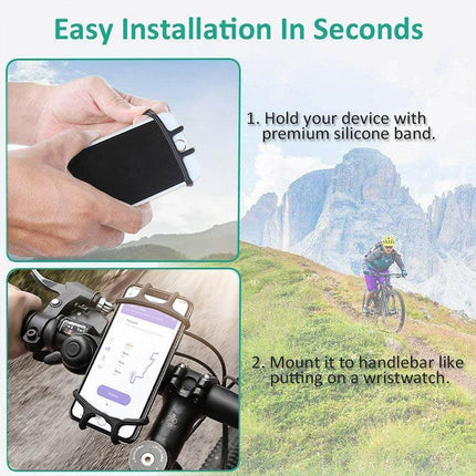 Bike Mount Holder Universal Bicycle handlebar Pram Cradle for iPhone Galaxy AU - Aimall