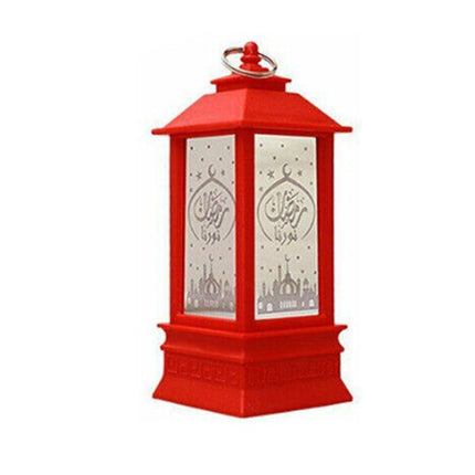 Ramadan Lantern Lamp Eid Mubarak LED Light Muslim Ornament Party Hanging Decor - Aimall