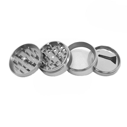 4-Layer Metal Zinc Tobacco Herb Alloy Grinder Hand Muller Smoke Crusher Spice AU - Aimall