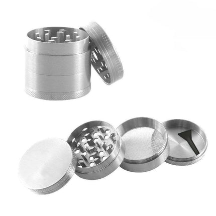 4-Layer Metal Zinc Tobacco Herb Alloy Grinder Hand Muller Smoke Crusher Spice AU - Aimall