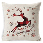 1PC Christmas Square Cushion Cover Throw Waist Pillow Case Sofa Home Decor AU - Aimall