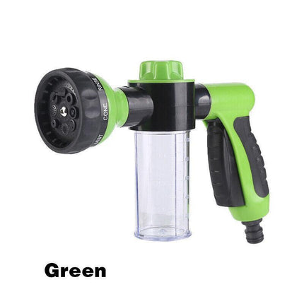 Washing Nozzle Plant Pet Hose 8mode Garden Car Water Foam Sprayer Soap Dispenser - Aimall