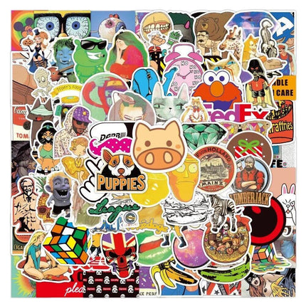 Random Skateboard Vinyl Sticker Graffiti Phone Luggage Car Bomb Decal Laptop AU - Aimall
