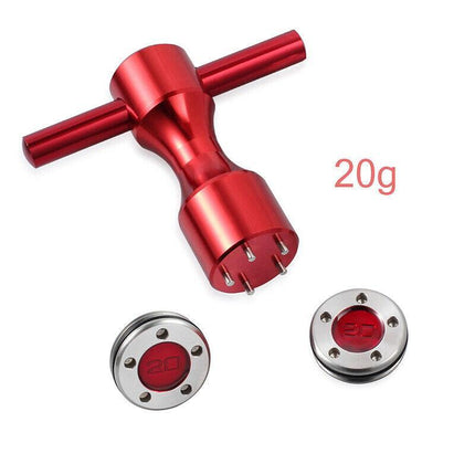 2X 10/15/20g Golf Custom Weights +Wrench For Titleist Scotty Cameron Putters Red - Aimall