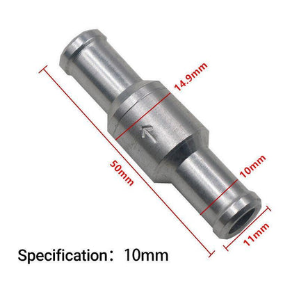 2X 6/8/10/12mm One Way Non Return Check Valve Air Fuel Petrol Diesel Oil Vacuum - Aimall