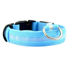 USB Rechargeable LED Dog Collar Nylon Glow Flashing Light Up Pet Safety Collars - Aimall