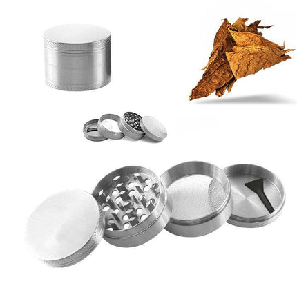 4-Layer Metal Zinc Tobacco Herb Alloy Grinder Hand Muller Smoke Crusher Spice AU - Aimall