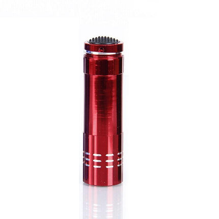 Mini Pocket 9 LED Camping Torch Ultra Flashlight Light Lamp Aluminum ( 1pc) AU - Aimall