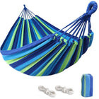 Outdoor Double Hammock Bed Swinging Camping Hanging Tree Strap Hook MEL AU - Aimall