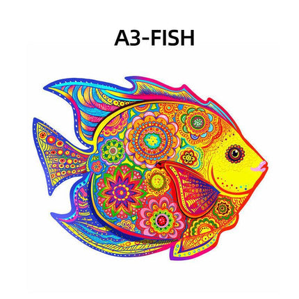 A3 Wooden Jigsaw Puzzles Animal Shape Adult Kid Toy Gift Housewarming  Au Stock Aimall