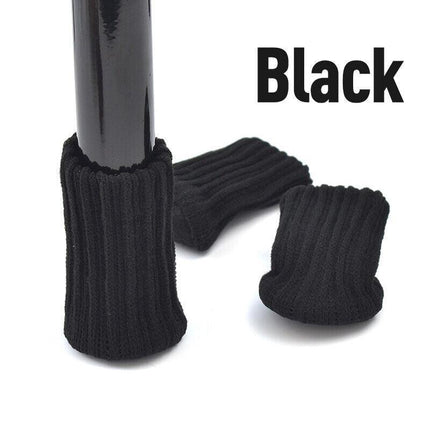24PCS Knitted Table Chair Leg Socks Sleeve Floor Protector Furniture Feet Covers - Aimall
