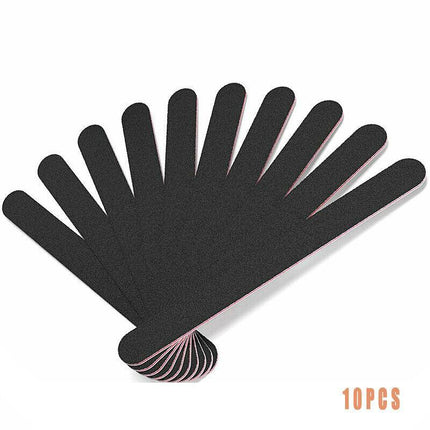 Nail Files Professional 100/180 Grit Nail File Art Pedicure Manicure Pedicure AU - Aimall