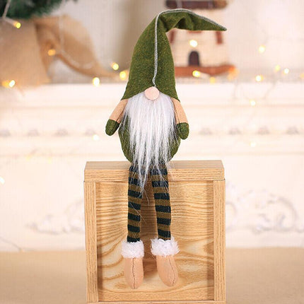 Decorations Window Decoration Christmas Faceless Doll Santa Claus Ornaments AU - Aimall