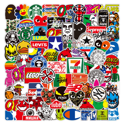Random Skateboard Vinyl Sticker Graffiti Phone Luggage Car Bomb Decal Laptop AU - Aimall