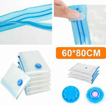 Vacuum Storage Bags Space Saver Seal Compressing Medium Large Jumbo Supersize AU - Aimall