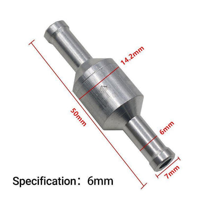 2X 6/8/10/12mm One Way Non Return Check Valve Air Fuel Petrol Diesel Oil Vacuum - Aimall