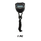 2X Handheld Stop watch Digital Chronograph Sports Counter StopWatch Timer Alarm - Aimall