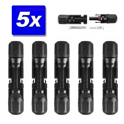 5-20 Pairs For Solar Panel Connectors IP67 30A Line Plug Socket Male & Female AU - Aimall