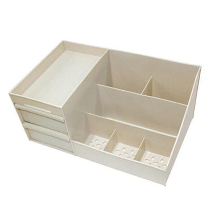 Cosmetic Makeup Organizer with Drawers Bathroom Skincare Storage Box Holder Case - Aimall