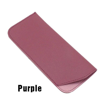 Leather Eyeglass Sunglasses Reading Glasses Case Soft Pouch Bag Pocket AU SELLER - Aimall