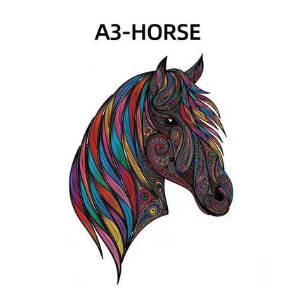 A3 Wooden Jigsaw Puzzles Animal Shape Adult Kid Toy Gift Housewarming  Au Stock Aimall