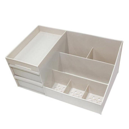 Cosmetic Makeup Organizer with Drawers Bathroom Skincare Storage Box Holder Case - Aimall